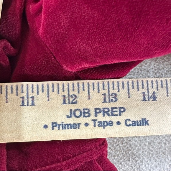 Vintage Cute Togs New York Velvet Cranberry Coat Double Breast Sz 3 - Picture 4 of 8